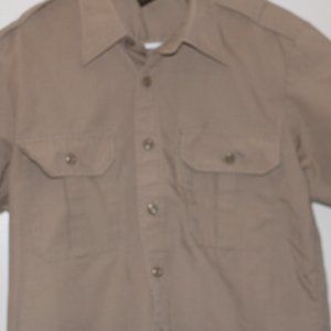 Propper Mens khaki tactical dress shirt size med